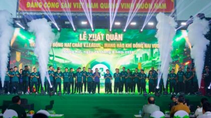 Chính thức: Tân binh V.League khoác áo mới