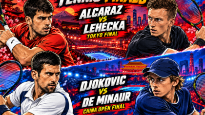 Alcaraz và Djokovic tranh ngôi vô địch tennis ngày 6/10