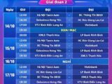 Lịch đấu bóng chuyền nữ VĐQG 2026 giai đoạn 2